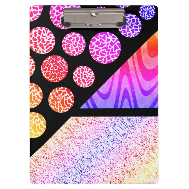 Porte-bloc Multicolore Moderne Noir (Devant)