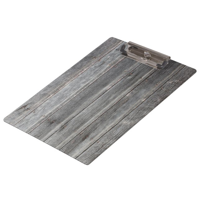 Porte-bloc Mur en bois gris de pays (Incliné)