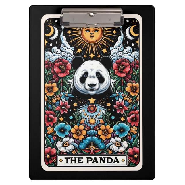 Porte-bloc Mystic Panda Tarot - Spiritual Journaling, Office (Devant)