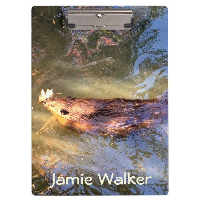 Porte-bloc Natation Brown Beaver (Devant)