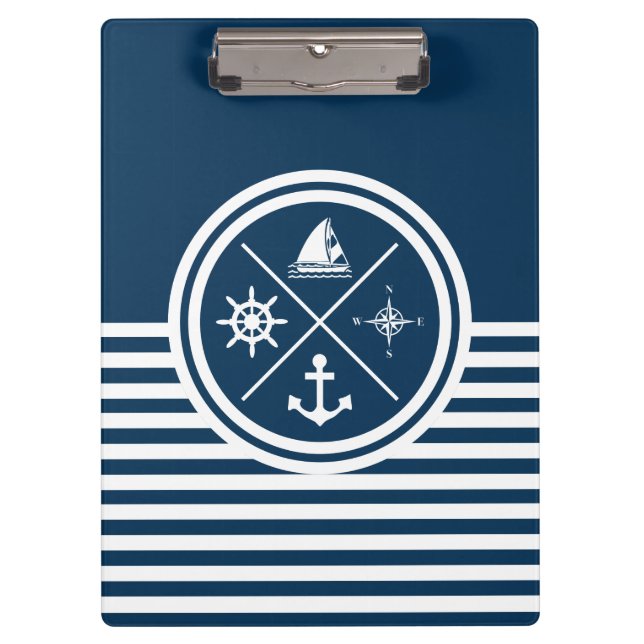 Porte-bloc Nautical themed design (Devant)