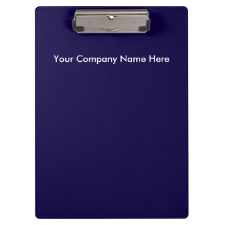 Porte-bloc Navy Blue White Logo Pro clipboard