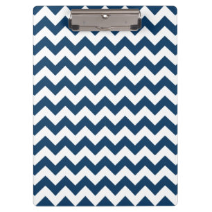 Porte-bloc Navy Zigzag, Navy Chevron, Motif géométrique