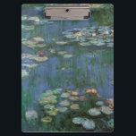 Porte-bloc Nénuphars de Claude Monet, Fleurs Vintages<br><div class="desc">Nénuphar (1916) par Claude Monet. Water Lilies est un impressionisme vintage de peinture florale d'art. Jardin fleuri de la saison de printemps de Monet à Giverny, France. Ce paysage est l'une des nombreuses variations de peintures de nénuphars que Monet peint par son étang. À propos de l'artiste : Claude Monet...</div>