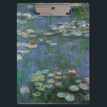Porte-bloc Nénuphars de Claude Monet, Fleurs Vintages<br><div class="desc">Nénuphar (1916) par Claude Monet. Water Lilies est un impressionisme vintage de peinture florale d'art. Jardin fleuri de la saison de printemps de Monet à Giverny, France. Ce paysage est l'une des nombreuses variations de peintures de nénuphars que Monet peint par son étang. À propos de l'artiste : Claude Monet...</div>