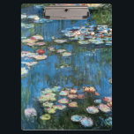 Porte-bloc Nénuphars de Claude Monet, Impressionnisme Vintage<br><div class="desc">Nénuphar (1914) de Claude Monet est une peinture de nature impressionniste vintage. Une des nombreuses variations de peintures florales de nénuphars que Monet peint par l'étang dans son jardin fleuri à Giverny, France. À propos de l'artiste : Claude Monet (1840-1926) est un fondateur du mouvement de peinture impressionniste française, dont...</div>