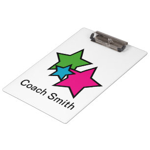 Porte-bloc Neon Stars personnalisable