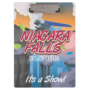 Porte-bloc Niagara Falls Ontario Caricature de voyage du Cana