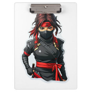 Porte-bloc Ninja Girl