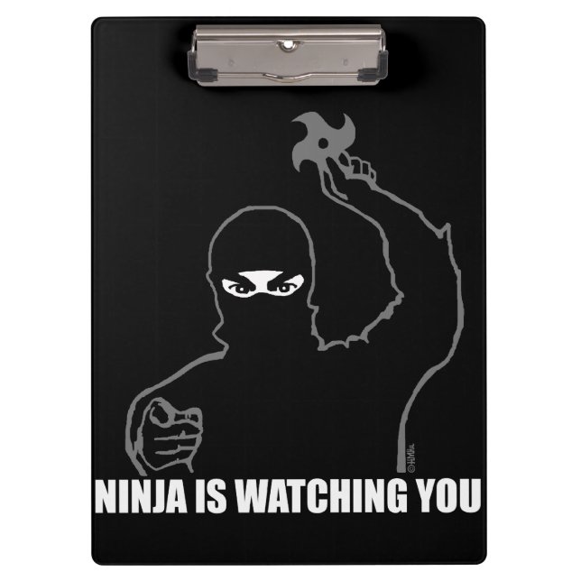 Porte-bloc Ninja vous observe (Devant)