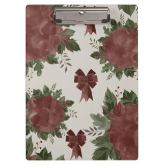 Porte-bloc Noël botanique élégant