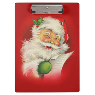 Porte-bloc Noël du Père Noël vintage