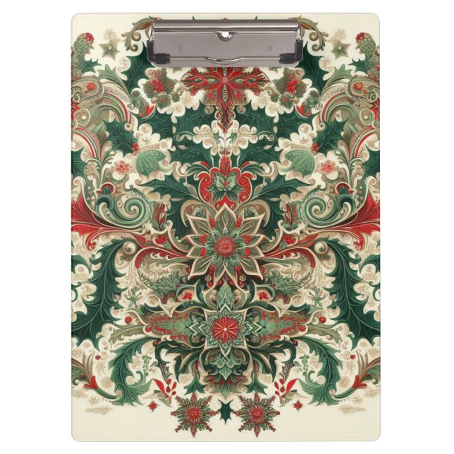 Porte-bloc Noël victorien/classique/Vintage (Devant)