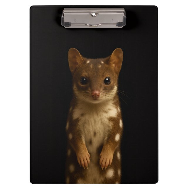 Porte-bloc noir 4 Luxe, Quoll doux (Devant)