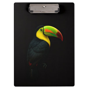 Porte-bloc noir 4 Luxe, Toucan à bec caréné