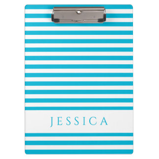 Porte-bloc Nom du Motif Modern Blue Stripes