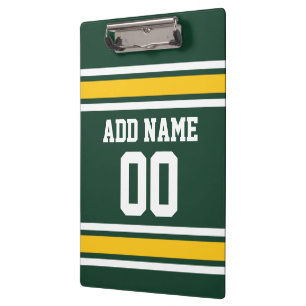Porte-bloc Nombre nommé fait sur commande du Jersey du