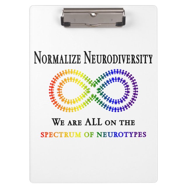 Porte-bloc Normaliser la Neurodiversité (Devant)