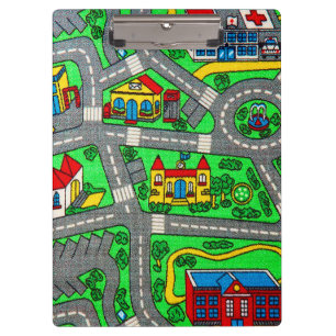 Porte-bloc nostalgie des années 90, Moquette de piste Voiture