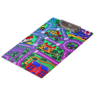 Porte-bloc nostalgie des années 90, Piste moquette Voiture Ro