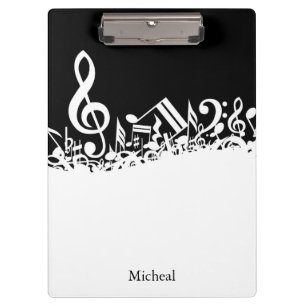 Porte-bloc Notes musicales personnalisables