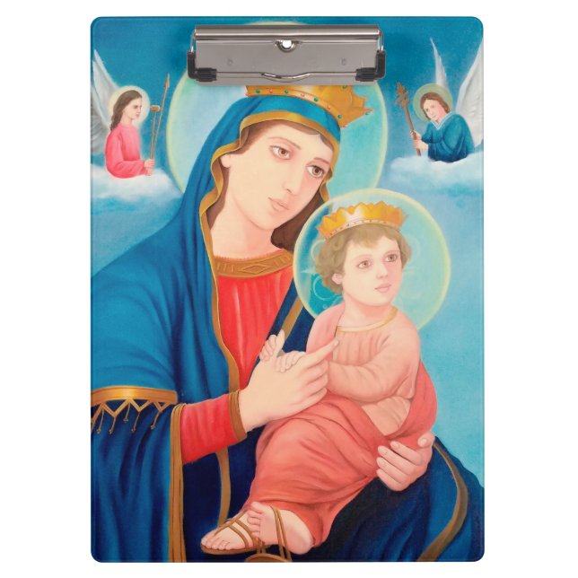 Porte-bloc Notre-Dame de Perpétuel aide catholique (Devant)