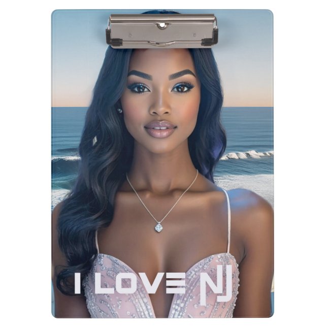 PORTE-BLOC NOUVEAU JERSEY - J'AIME NJ (Devant)