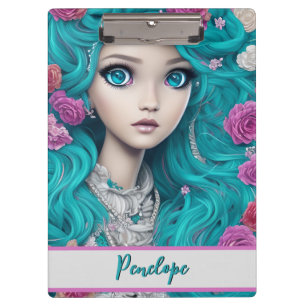 Porte-bloc Nouvelle Princesse de Londres avec les cheveux et 