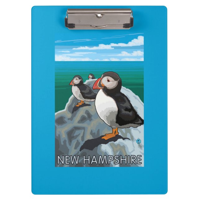 Porte-bloc Nouvelle scène de HampshirePuffins (Devant)