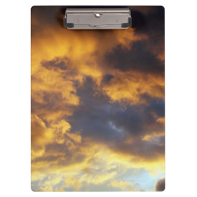 Porte-bloc Nuages couchés de soleil (Devant)