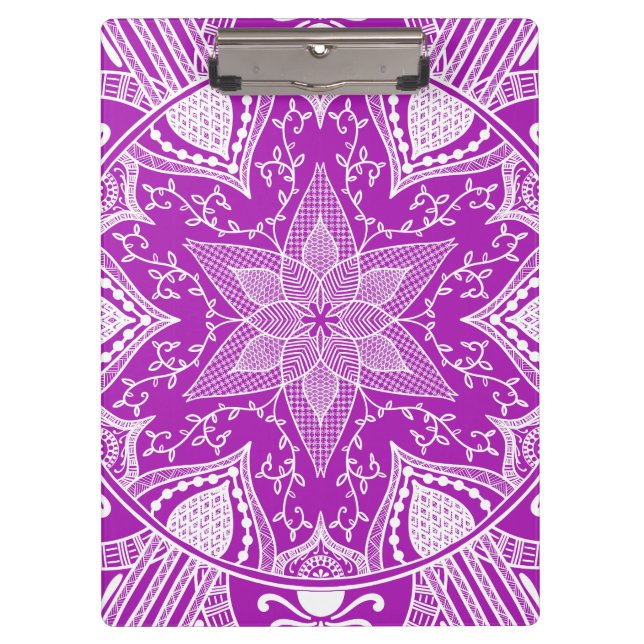 Porte-bloc Nudibranche Mandala (Devant)