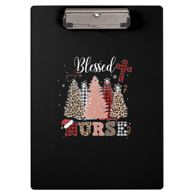 Porte-bloc Nurse Gift | Blessed Nurse (Devant)