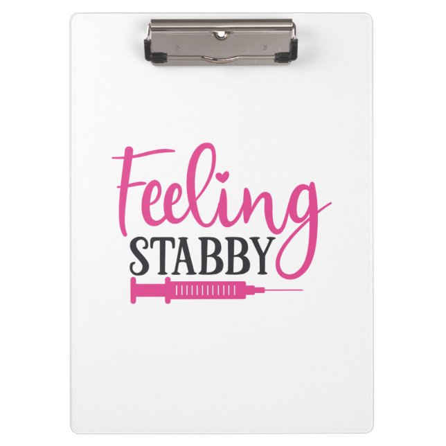 Porte-bloc Nurse Gift Feeling Stabby Nurse (Devant)