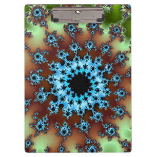Porte-bloc OEil vert et bleu clair