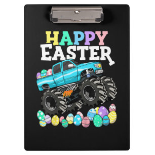 Porte-bloc Œufs de Pâques de Monster Truck de Joyeuses Pâques