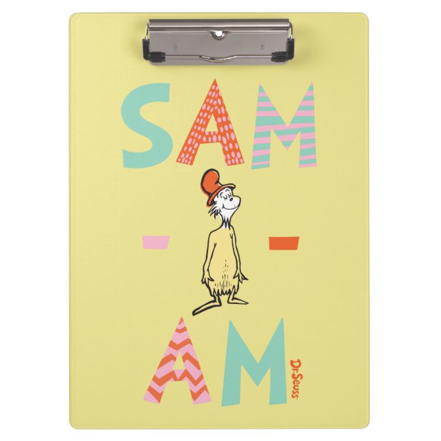 Porte-bloc Oeufs verts et jambon | Sam-I-Am (Devant)