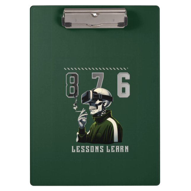 Porte-bloc Office 876 LESSONS LEARN Clipboard (Devant)