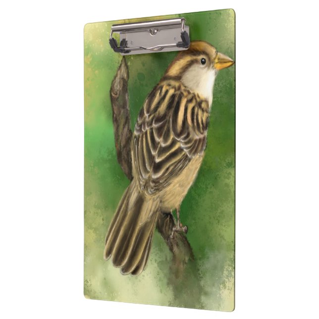 Porte-bloc Oiseau printanier mou Porte - bloc du Bruant (Gauche)