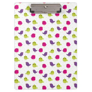 Porte-bloc Oiseaux colorés mignons