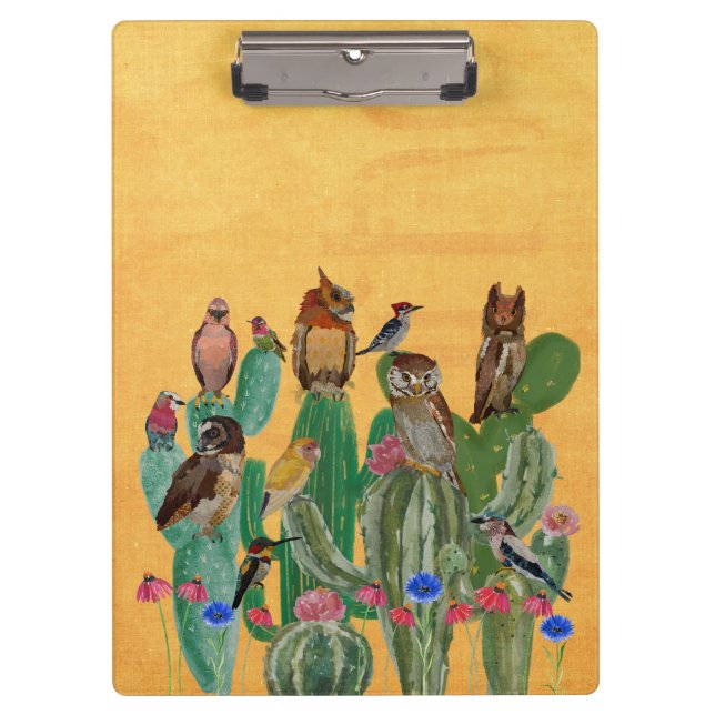 PORTE-BLOC OISEAUX DU DÉSERT (Devant)