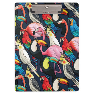 Porte-bloc Oiseaux exotiques