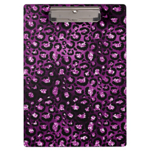 Porte-bloc Ombre violet et Parties scintillant de glam noir L
