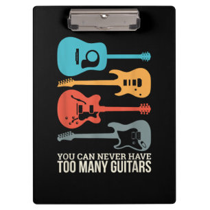 Porte-bloc On Ne Peut Jamais Avoir Trop De Guitares