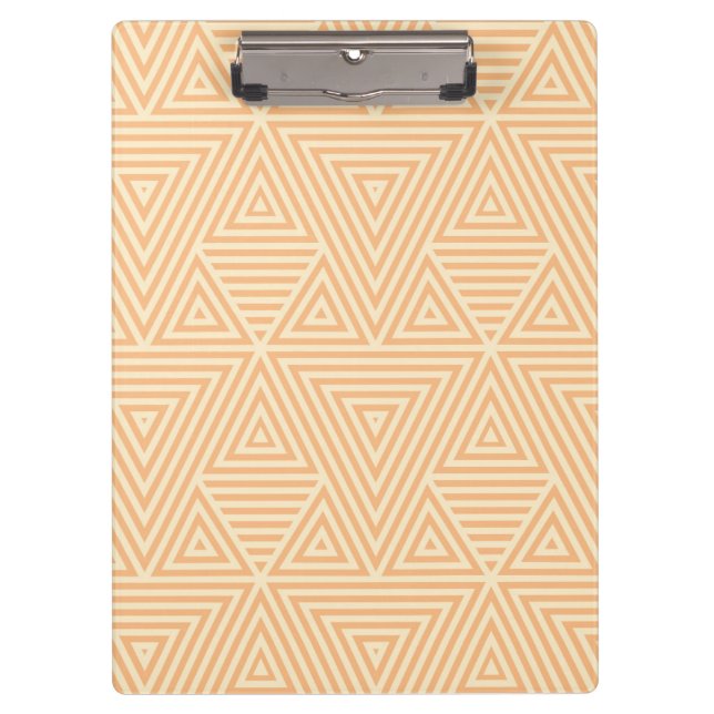 Porte-bloc Orange Abstrait Motif par storeman (Devant)