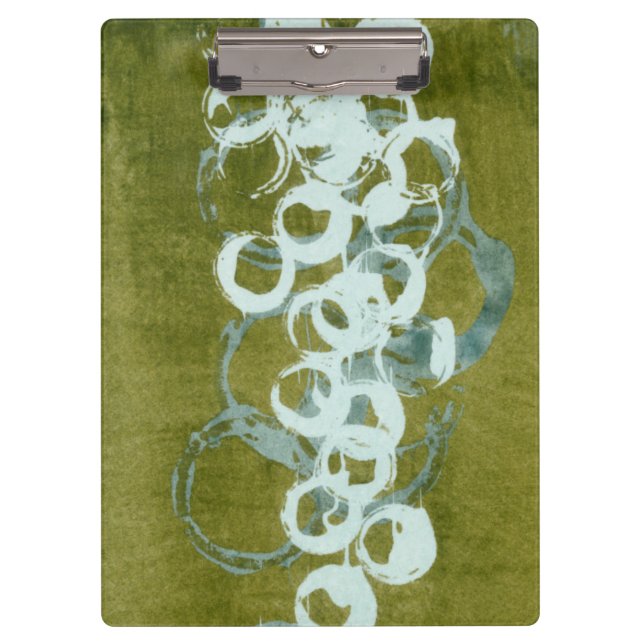 Porte-bloc Orbes vertes I (Devant)