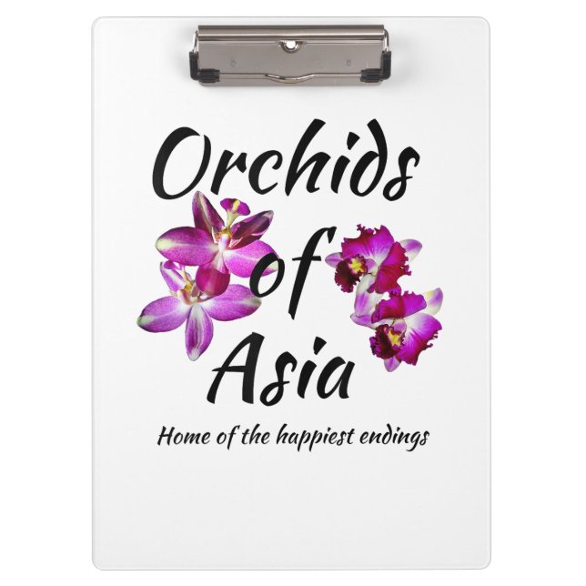 Porte-bloc Orchidées d'Asie (Devant)