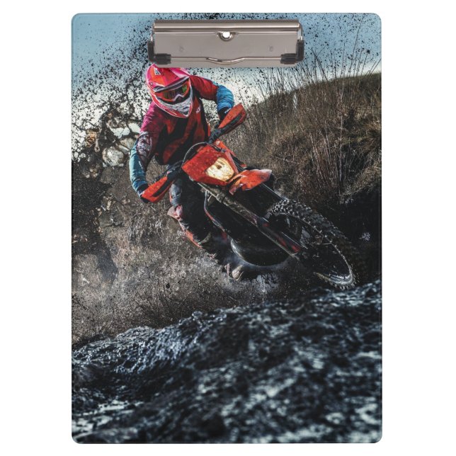 Porte-bloc oreiller de jet de motard de cross (Devant)