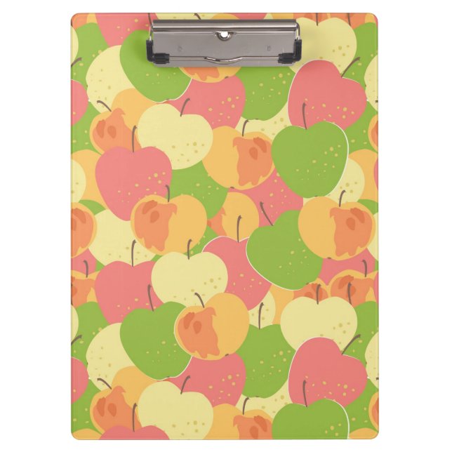 Porte-bloc Ornement avec des pommes (Devant)