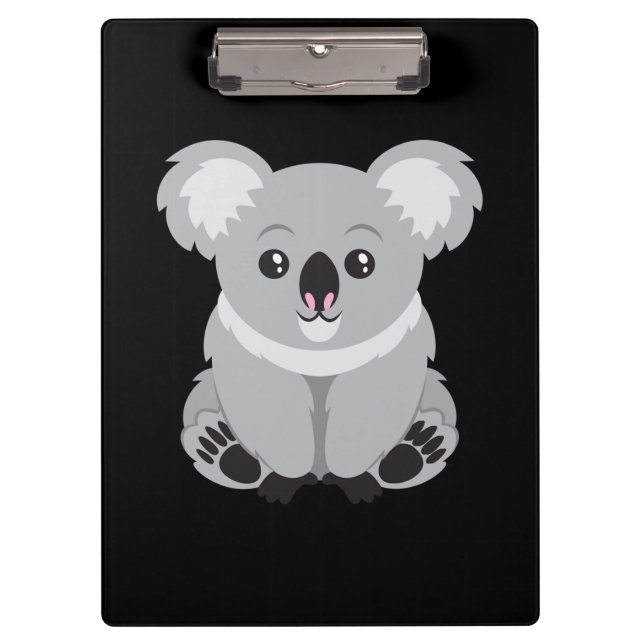 Porte-bloc Ours de koala animated mignon (Devant)