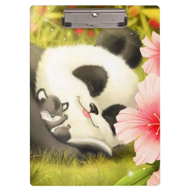 Porte-bloc Ours de panda/Porte - bloc (Devant)